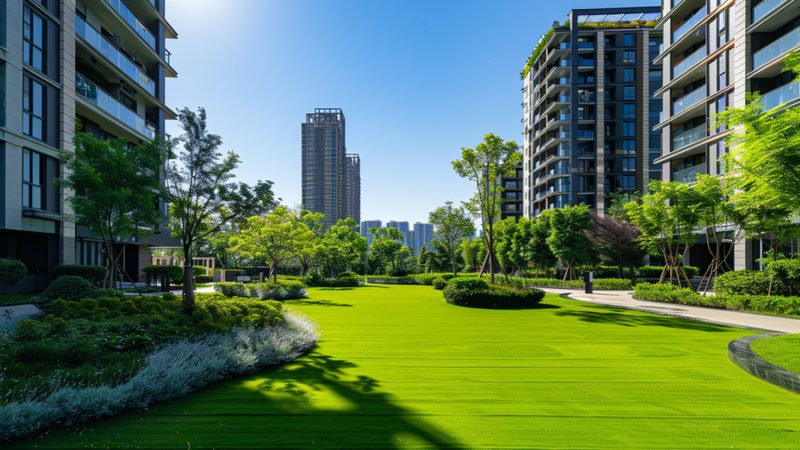 垂直绿化植物墙：打造城市绿色新景观**